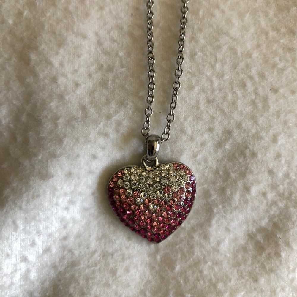 Cookie Lee heart necklace